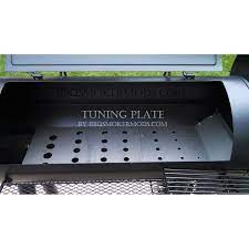Oklahoma Joe Highland Horizontal Baffle Plate Heat Deflector Tuning By Lavalock Bbq Smokers Custom Bbq Smokers Bbq Smoker Trailer