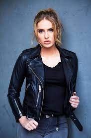 Saxon Sharbino On Her Roles In Freakish And American Vandal Cliche Magazine Saxon Sharbino Fashion Leather Jacket Girl