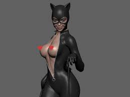 OBJ file Catwoman nsfw 🦸‍♀️・3D printing template to download・Cults