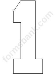 What should you look for when you're looking for a free printable download? Number 1 Template Printable Pdf Download