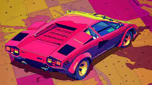 Pastel Countach By Mad Dog Jones 3840x2160 Mad Dog Best Funny Pictures Wallpaper