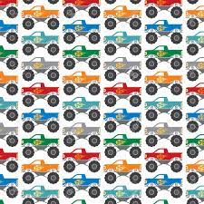Download monster truck images and photos. Background Pattern With Monster Trucks Royalty Free Cliparts Vectors And Stock Illustration Image 101212893