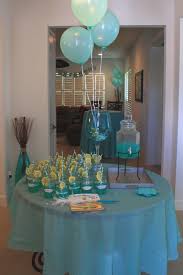 If you're throwing a baby shower for someone it's nice to have a bit of help finding inexpensive ideas for decorations, food, and drinks. Pin By Amber Stone On Baby Shower Tiffany Blue Bridal Shower Decorations Breakfast At Tiffanys Party Ideas Tiffany Blue Bridal Shower