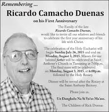 Ricardo Camacho Duenas (1932-2014)