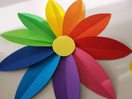 Papierblumen Basteln Blumen Wanddeko Basteln Mit Kindern Papierblumen Basteln Blumen Basteln Geburtstagskarte Basteln Blumen