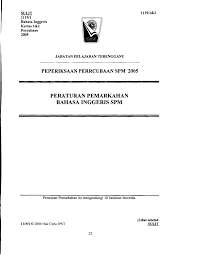 Pada kesempatan kali ini kami ingin memberikan rangkuman materi pelajaran bahasa inggris untuk sma kelas 1 semester 1 dan 2. Peraturanpemarkahan Bahasa Inggeris Spm
