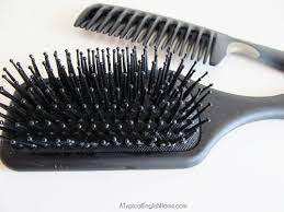 A Typical English Home How To Clean Hair Brushes And Combs Hair Brush Clean Hair Cleaning