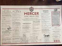 Rigatoni with meatballs and smoked chili tomato ragu $25.00. Menu On Of July 23rd 2016 Picture Of Mercer Kitchen And Beer Hall Stratford Tripadvisor