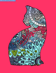 Coloriage a imprimer mandala chat new coloriage chat a impri. Dessin Colorie Mandala Chat Par Colereuse Joyeuse Peureux Debroull Sans Depasser