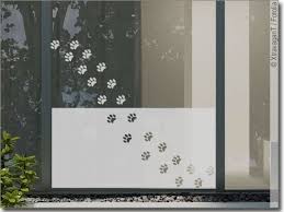 Sichtschutz Hundepfoten Glasdekor Zum Aufkleben Hundepfoten Fensterfolie Sichtschutz