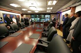 A war room in most often a meeting room used exclusively by the project, where teams meet together and collaborate on important project issues, and a place where they can see everything about the project at a glance with the assistance of information radiators. Situation Room Wikipedia