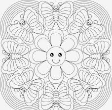 Mandala Enfant Colorier Motif Soleil Feuilles Figures Mandala Enfant Coloriage Mandala Coloriage