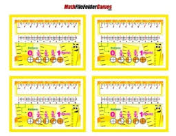 Ruler Fractions Poster Anchor Chart With Cards