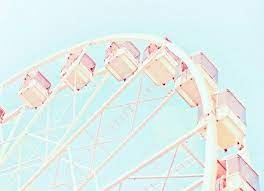 Well you're in luck, because here they come. Pastel Blue Ferris Wheel Aesthetic Novocom Top