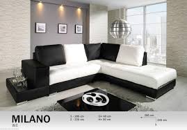 Milano Corner Sofa Black White Faux Leather Living Room Suite Brand New Http Www Ebay Co Uk It Living Room Suite Dining Room Sofa Living Room Leather