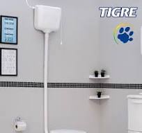 Caixa Descarga Parede Vaso Sanitário Branca Resistente 9 Lt