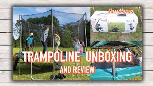 This video explains how to assemble our round trampolines. Trampoline Unboxing Assembly And Outdoor Toy Review Youtube