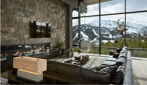 Built in bookcases w/ an x motif library lights over the bookcases. How Floor To Ceiling Windows Help Shape A Home Elite Design Group