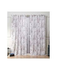 Check spelling or type a new query. Exclusive Home Nicole Miller Lillian Floral Cotton Hidden Tab Top 50 X 96 Curtain Panel Pair Reviews Curtains Drapes Window Treatments Blinds Macy S