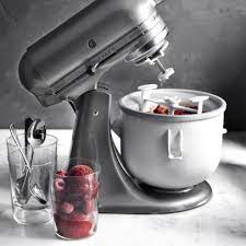 Freeze the bowl make the ice cream recipe put it together turn the mixer on add the ice cream mixture and mix until it starts to freeze. Make Ice Cream At Home With Your Kitchenaid Stand Mixer Fn Dish Behind The Scenes Food Trends And Best Recipes Food Network Food Network