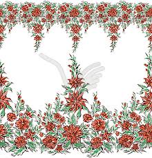Download floral pattern border stock vectors. Seamless Pattern Flowers Border With Decorative Vector Clip Art