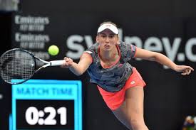 Get the latest player stats on elise mertens including her videos, highlights, and more at the official women's tennis association website. Tennis Elise Mertens In Sydney Ausgeschieden