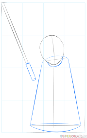 How To Draw Yoda With Lightsaber Step By Step Drawing Tutorials Drawing Tutorial Yoda Drawing Step By Step Drawing