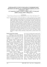 English, math, science, social studies Pdf Comparative Study On Reading Comprehension Between Students Of Junior High Schools In City And Rural Area