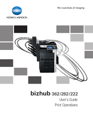 Konica minolta bizhub 362 driver software download 10:53 pm the konica minolta bizhub 362 is a digital copier, printer, as well as scanner; Konica Minolta Bizhub 362 User Manual Pdf Download Manualslib