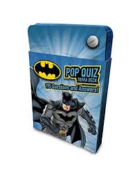 Pixie dust, magic mirrors, and genies are all considered forms of cheating and will disqualify your score on this test! Dc Comics Batman Pop Quiz Trivia Deck Buy Online In Angola At Angola Desertcart Com Productid 103751456