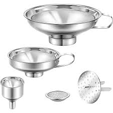 Chris opfer whoever said all good things must come to an end clearly did not have a stainless steel toaster. Amazon Com 5 Pieces Stainless Steel Funnels Set Canning Funnel Fine Mesh Strainer Mesh Filter Compatible With Wide And Regular Narrow Mouth Mason Jar Kitchen Dining