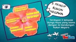 Rukun negara adalah ideologi kebangsaan malaysia. Maksud Bunga Bunga Hibiscus Asas Bunga