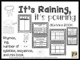 verse 1 c it's raining it's pouring c the old man is snoring dm he went to bed and he dm bumped his head. It S Raining It S Pouring Nursery Rhyme By Velcroandme Tpt