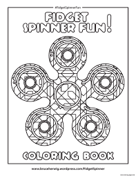 Is anyone excited for coloring the stunning and creative fidget coloring pages??? Fidget Spinner Fun Round Mandala Zen Coloring Pages Printable