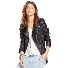 Denim Supply Ralph Lauren Polo Black Leather Moto Jacket Women S Womens Moto Jacket Black Leather Moto Jacket Leather Moto Jacket Womens
