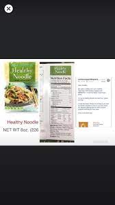 If you want your meal to go farther, use half black bean spaghetti and half zucchini noodles! Pin By Ardis Garner On Live Right Healthy Noodles Nutrition Nutrition Facts