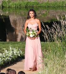 Nina Dobrev S Bridesmaid Dress For Julianne Hough S Wedding Instyle
