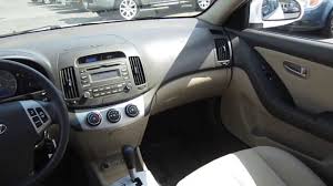 The white color and the chrome alloy wheels are made for each other. 2008 Hyundai Elantra White Stock L379123 Interior Youtube