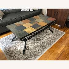 Ashley coffee table and end tables fresh awesome light wood coffee, source: Ashley Antigo Stone Tile Coffee Table Aptdeco