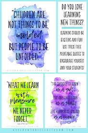 Quotes About Learning For Your Home Classroom The Kitchen Table Classroom Free Printable Quotes Teaching Quotes Learning Quotes