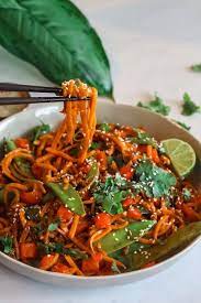 Asian Style Sweet Potato Noodles Dash Of Mandi Asian Sweet Potato Recipe Sweet Potato Noodles Recipe Sweet Potato Noodles