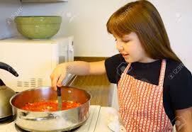 My friends that are boys like her. Little Girl Cooking Stock Photo Picture And Royalty Free Image Image 5737241