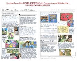 Weekly Programming And Reflection Diary Early Childhood Program Early Childhood Education Resources Learning Stories Examples