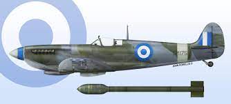 Rhaf Spitfire Ixe Sm175 Armed With Rp 3 60lb Rockets Hellenic Air Force Supermarine Spitfire Fighter Jets