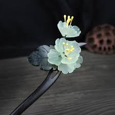 手工雕刻黑 来自罂粟 花开茶靡的图片分享 堆糖 chinese hair accessories asian hair pin asian hair accessories