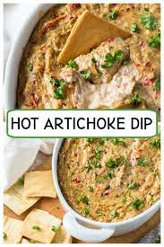 Hot Artichoke Dip Recipe In 2021 Hot Artichoke Dip Appetizer Recipes Dip Recipes Hot