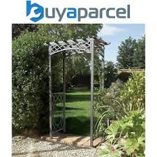 Sold by myhomeeshop an ebay marketplace seller. Rowlinson Wrenbury Square Top Steel Metal Garden Arch Pergola Plant Support 5013856008972 Ebay