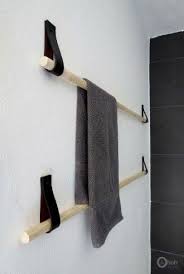 Fabriquer Un Porte Serviette Sympa Avec 4 Euros Deco Salle De Bain Deco Cool Decor Diy