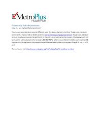 .helps metroplus health plan partner to address the health and social needs of thousands at risk. How Do I Pay My Health Plan Premium Metroplus Health Nyc Health In