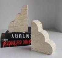 Amazon.com: Natust Luxury Beige Travertine Bookends for ...